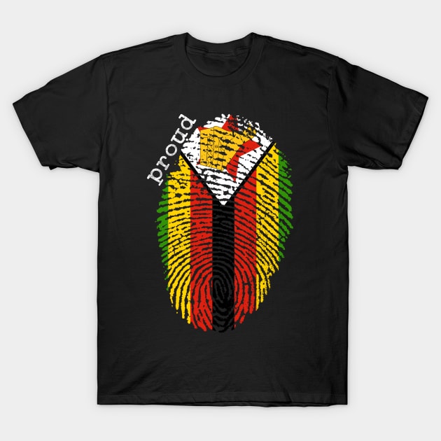 Zimbabwe flag T-Shirt by Shopx